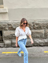 Wrap Blouse - Swiss Dot