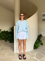 Button Long Sleeve - Baby Blue