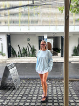 Button Long Sleeve - Baby Blue