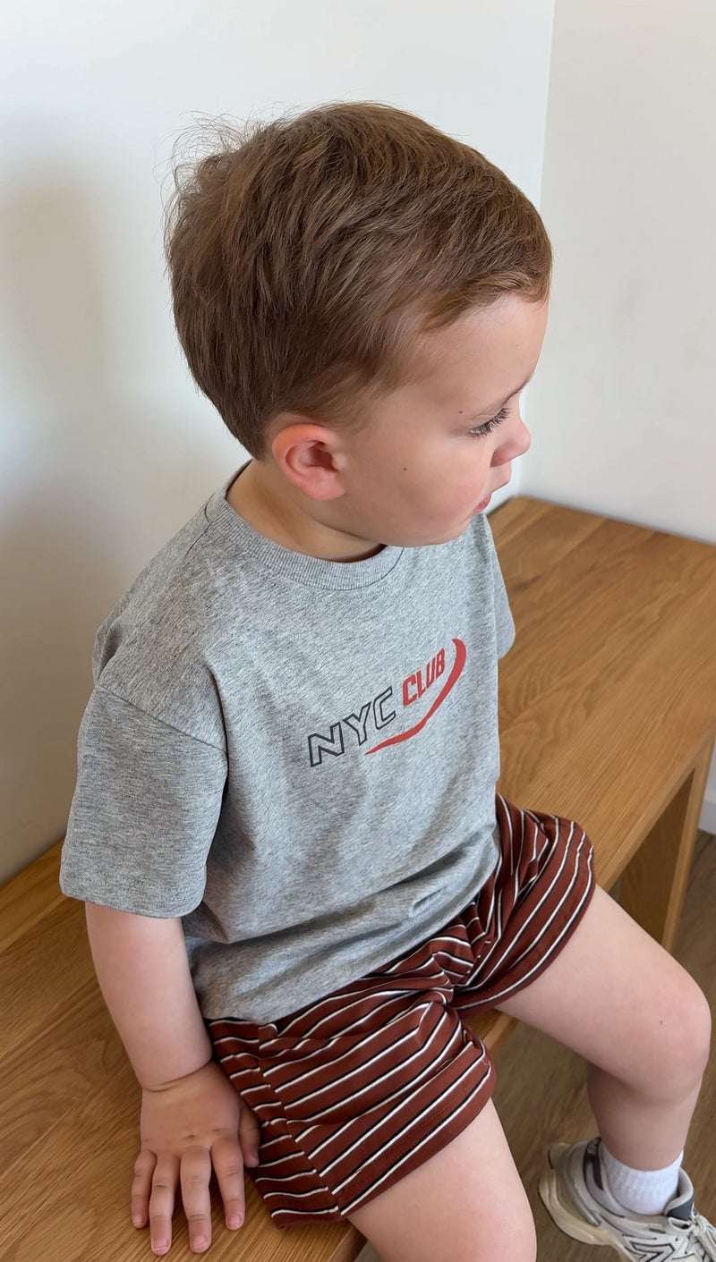 Chocolate stripe shorts