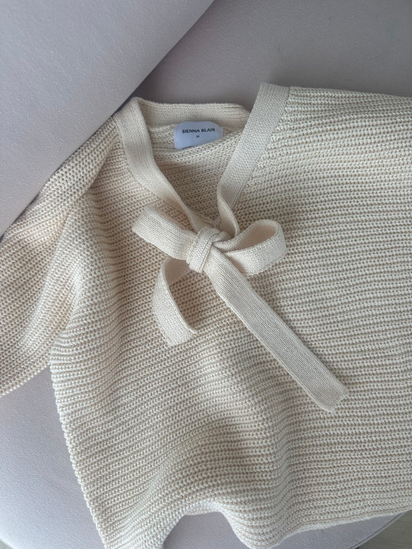 Bow chunky knit
