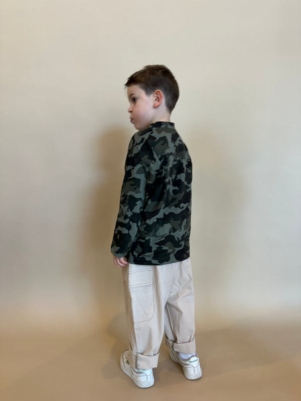 Camo long sleeve tee