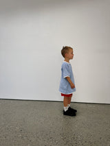 Blue Stripe Layered Tee