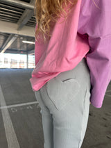 Grey Heart Flares