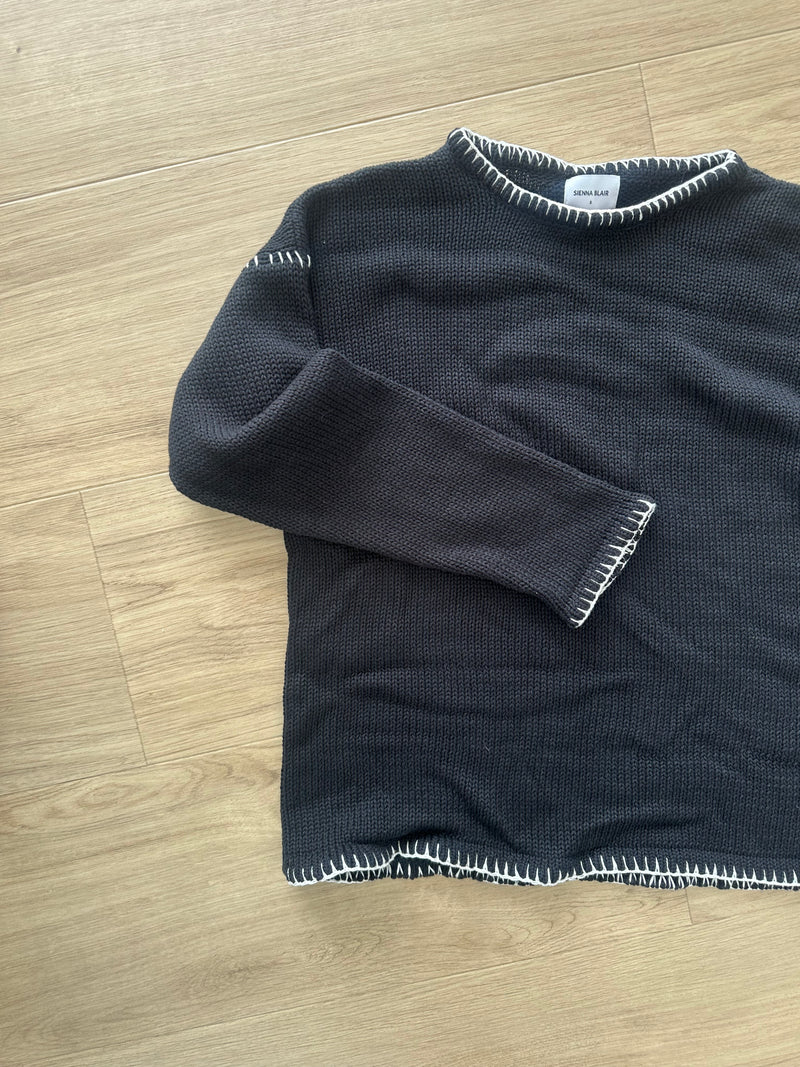Blanket stitch knit