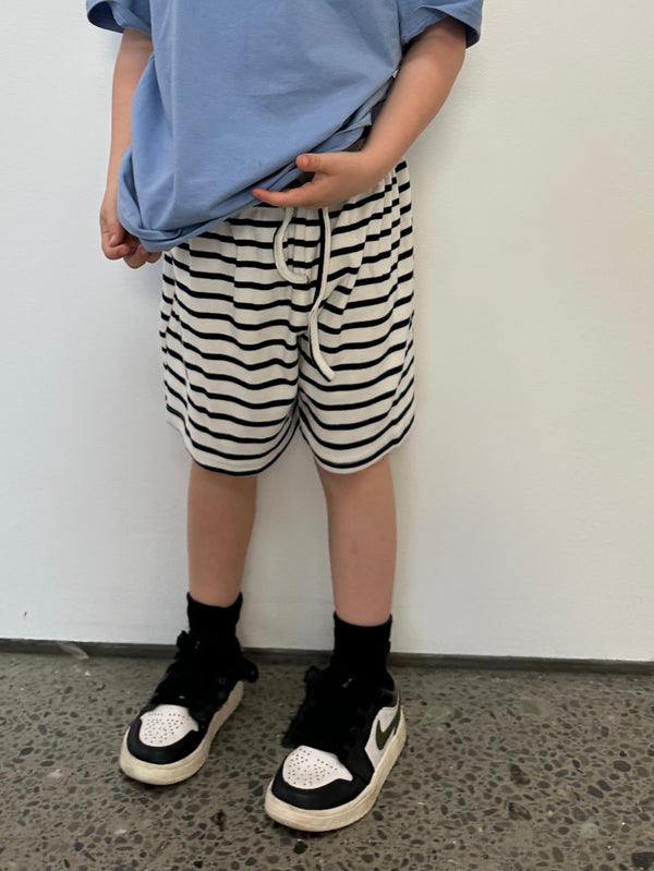 Striped Relaxed Shorts
