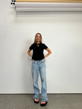 Baby Tie Tee - Black