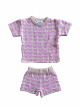 Mini Hearts Knit Set