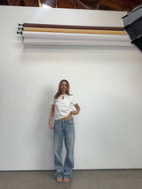 Baby Tie Tee - White