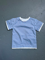 Blue Stripe Layered Tee
