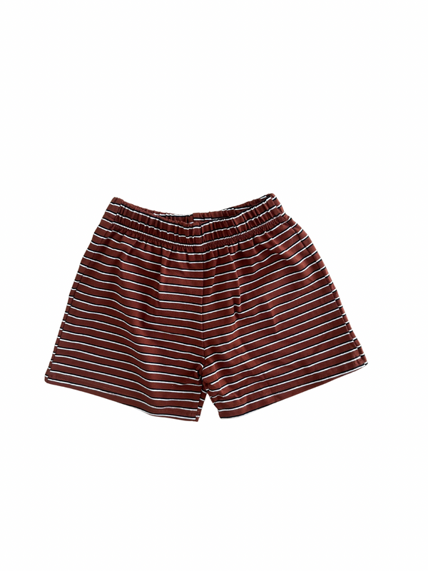 Chocolate stripe shorts