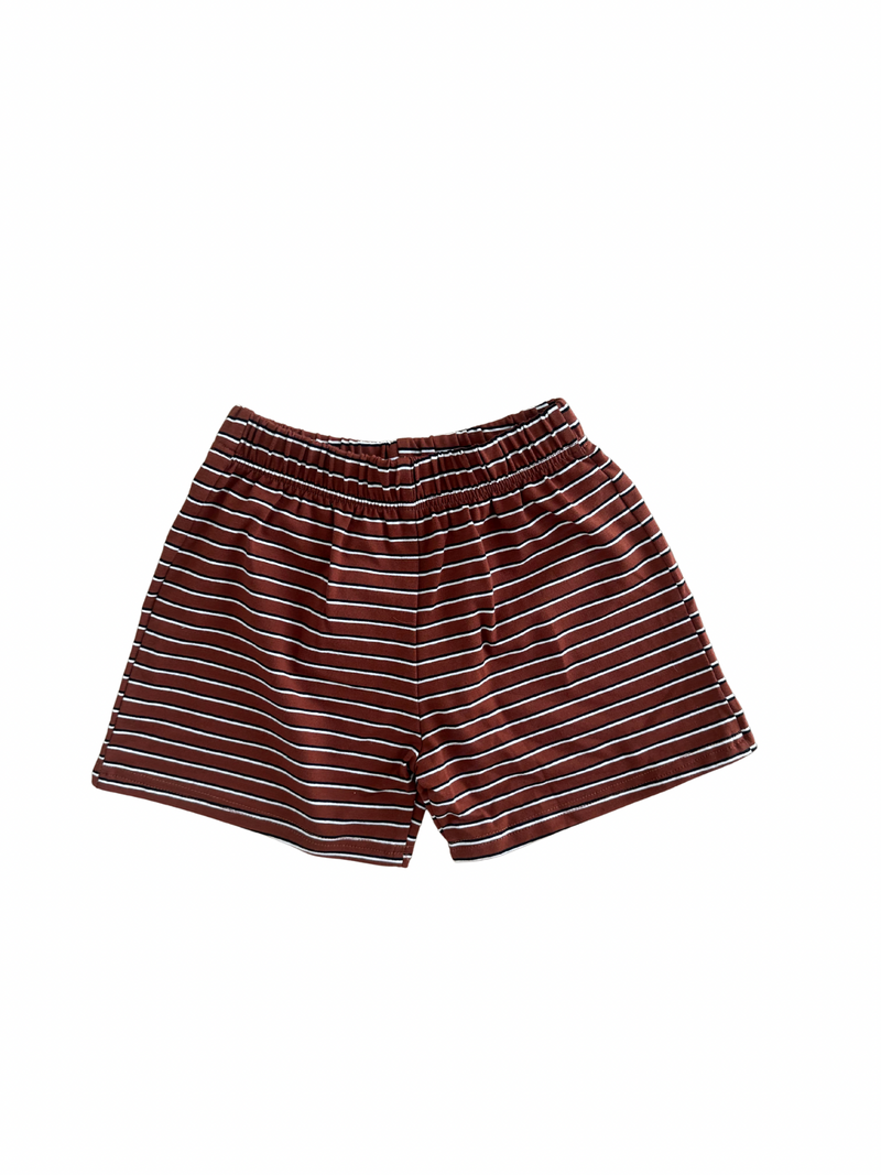 Chocolate stripe shorts