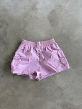 Cargo Swim Shorties - pale lilac
