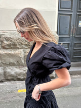 Wrap Blouse - Black