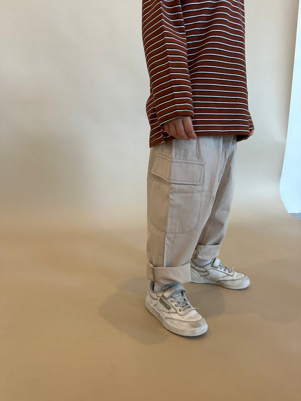 Stone cargo pants
