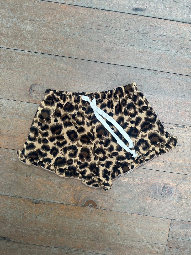 Leopard shorts