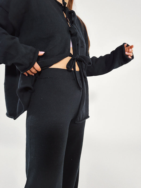 Knit Pants - Black