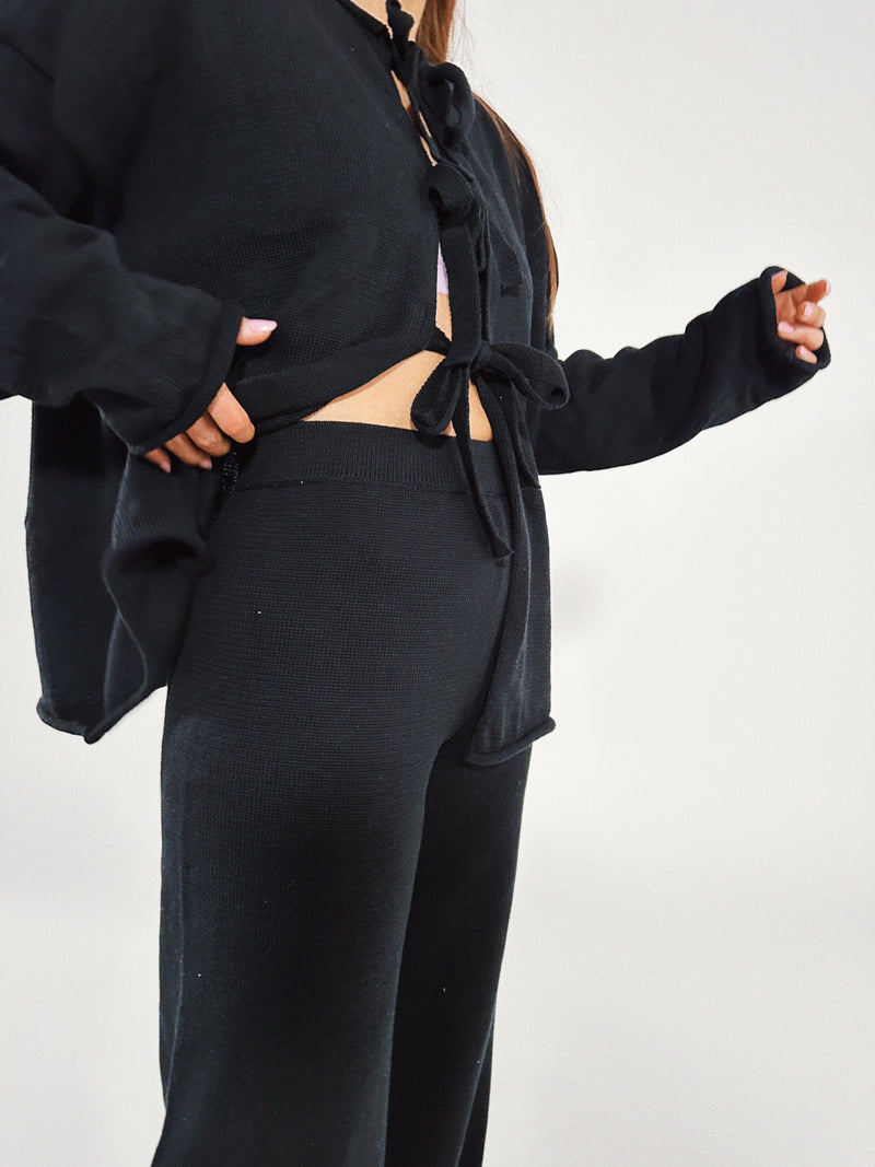 Knit Pants - Black