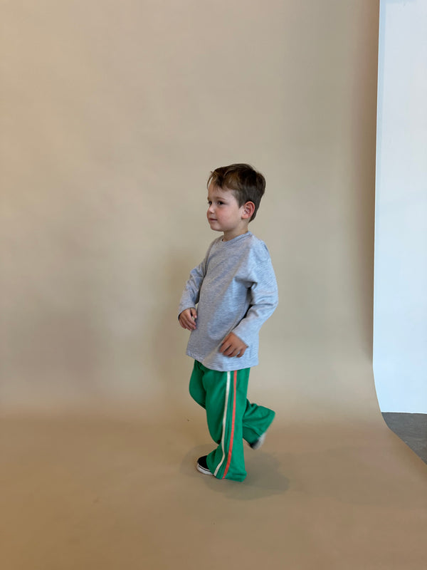 Green race pants