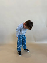 Denim star pants