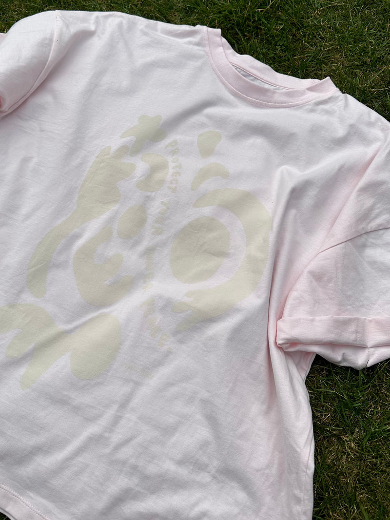 Protect Your Inner Peace Tee - Baby Pink