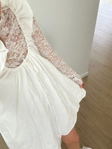 Frill mini dress