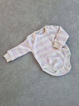 Lilac Stripe Onesie